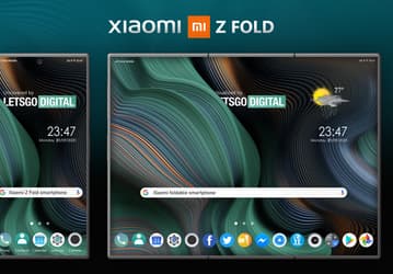 Смартфон Xiaomi Mi Z Fold сгибается в двух местах. Первые изображения 