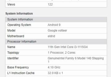 Intel хорошо поработала над частотами Tiger Lake: 4,1 ГГц у Core i3-1115G4 и 2,1 ГГц у 9-ваттного Core i7-1160G7