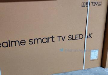 Сколько стоит первый в мире 4K-телевизор с экраном SLED. Подробности о Realme Smart TV SLED 4K