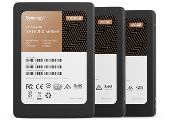 Линейку твердотельных накопителей Synology SAT5200 пополнила модель объемом 3,84 ТБ
