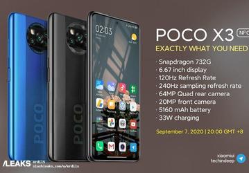 Качественное изображение и характеристики Poco X3 NFC