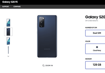 «Дешёвый» флагман Samsung Galaxy S20 FE появился на сайте производителя