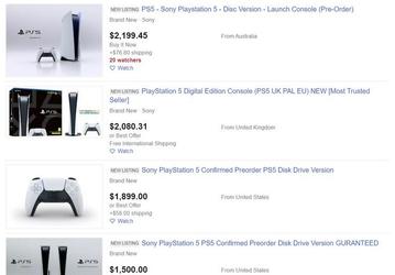 Стоимость PlayStation 5 взлетела до $2000 в США