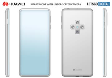 Смартфон Huawei с совершенно новым дизайном, разъёмом 3,5 мм и подэкранной камерой на первых изображениях