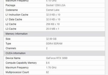 Nvidia GeForce RTX 3090 бьет рекорды производительности. Она обошла Tesla V100, Titan V и Titan RTX