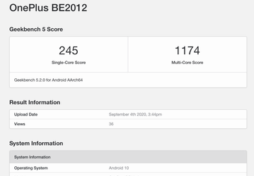 Недорогой смартфон OnePlus Bengal засветился в Geekbench c 4 ГБ ОЗУ