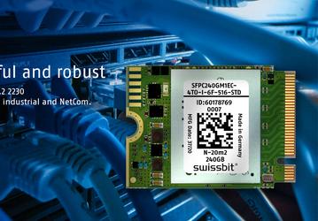 Миниатюрный SSD Swissbit N-20m2 предназначен для промышленных встраиваемых систем