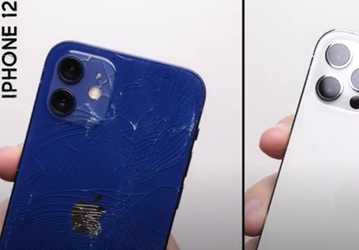 Как iPhone 12 и 12 Pro переносят падения на пол: дроп-тест с роботизированным манипулятором впечатляет