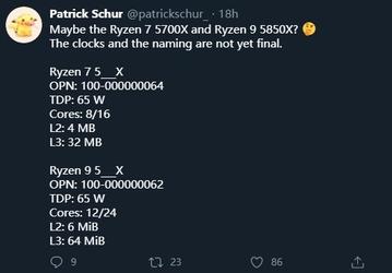 Новые процессоры AMD Ryzen 5000: 12-ядерный Ryzen 9 5850X и 8-ядерный Ryzen 7 5700X