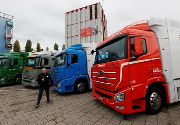 Первые грузовики Hyundai на водородных топливных элементах прибыли в Швейцарию