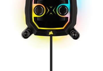 Процессорный водоблок Corsair Hydro XC5 RGB получен путем упрощения и удешевления модели Hydro XC7 RGB 