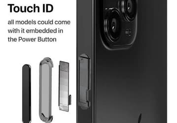 iPhone 12 с боковым сканером Touch ID на новом изображении
