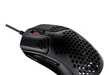 Корпус мыши HyperX Pulsefire Haste напоминает пчелиные соты