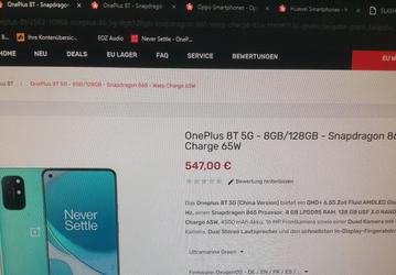 Европейские цены OnePlus 8T слили прямо перед сегодняшним анонсом
