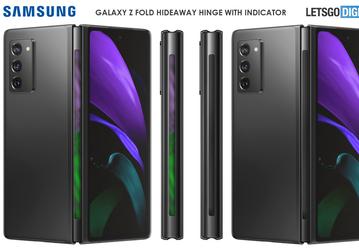 Так выглядит Samsung Galaxy Z Fold3 с третьим «экраном» на шарнире. Первые изображения