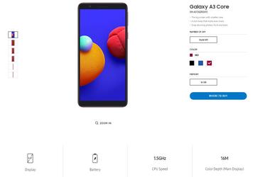 Что из себя представляет 85-долларовый смартфон Samsung Galaxy A3 Core?