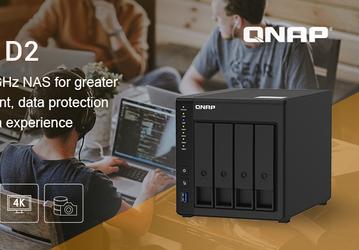 Основой сетевого хранилища Qnap TS-451D2 служит двухъядерный процессор Intel Celeron J4025