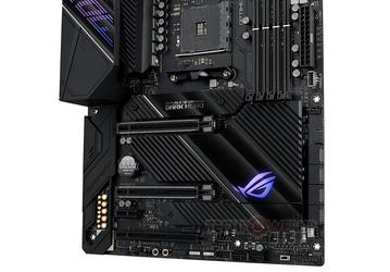 Опубликовано изображение системной платы Asus ROG Crosshair VIII Dark Hero с пассивным охлаждением чипсета