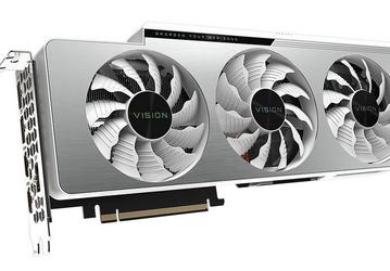 Редкий цвет для видеокарт. Gigabyte представила графические адаптеры GeForce RTX 3000 линейки Vision 