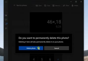 Windows 10 позволяет полностью удалять фото с подключенного смартфона