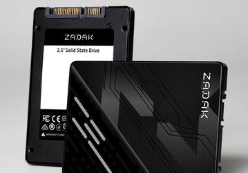 Твердотельные накопители Zadak TWSS3 с интерфейсом SATA демонстрируют скорость чтения до 560 МБ/с