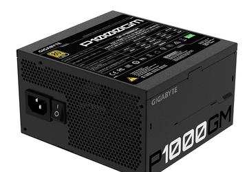 Блок питания Gigabyte P1000GM получил полностью модульную кабельную систему