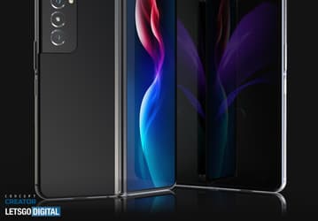 Красивая визуализация Samsung Galaxy Z Fold 3 со стилусом S Pen за несколько месяцев до анонса