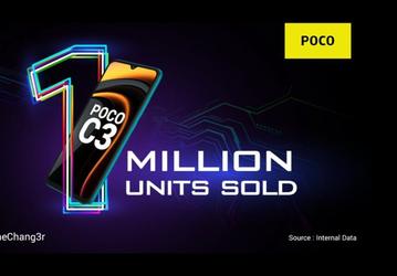 Новая победа Poco. Продажи Poco C3 превысили 1 млн смартфонов