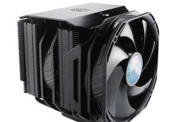 Процессорная система охлаждения Cooler Master MasterAir MA624 Stealth окрашена в черный цвет