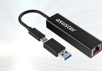 Адаптер Asustor AS-U2.5G2 позволяет превратить порт USB 3.2 Gen1 в порт 2,5 GbE