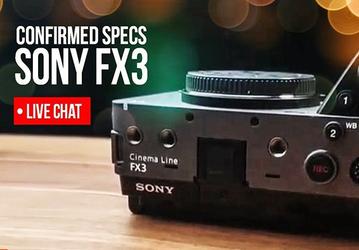 Появилось новое изображение и некоторые характеристики камеры Sony FX3