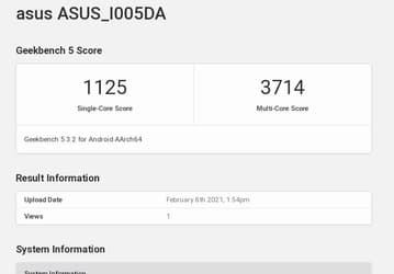 Snapdragon 888, 16 ГБ ОЗУ, 6000 мА·ч и Android 11. Asus ROG Phone 5 засветился в бенчмарке