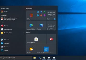 Вслед за «парящим» меню «Пуск» взлетают и другие элементы Windows 10 