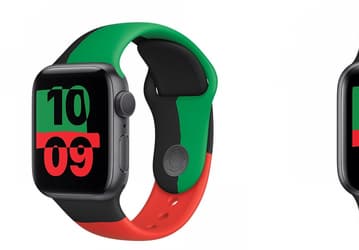 Представлены умные часы Apple Watch в цветах панафриканского флага