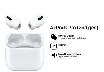 Apple AirPods Pro 2 без ножки на первом изображении