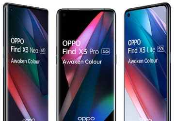 Oppo Find X3 Pro, X3 Lite и X3 Neo впервые показали вместе на официальном изображении