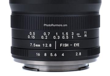 Начались продажи объектива 7artisans 7.5mm f/2.8 II 
