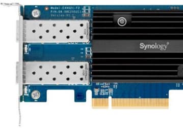 Сетевая карта Synology E25G21-F2 поддерживает скорости 10 Гбит/с и 25 Гбит/с 