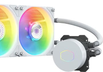 Белые СЖО Cooler Master Masterliquid ML360L V2 ARGB White Edition и Masterliquid ML240L V2 ARGB White Edition украшены адресуемой подсветкой