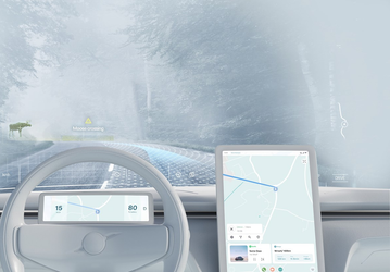 Превратить всё лобовое стекло в дисплей Heads-Up. Volvo инвестировала в стартап, разрабатывающий подходящую для этого технологию