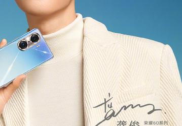 Honor впервые показала Honor 60: смартфон «позирует» в руках пользователя