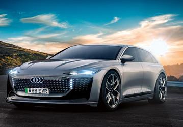 600 л.с. и разгон до сотни за 3 секунды. Первые подробности и изображение Audi RS6 е-tron