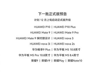 Большое обновление для пятилетних флагманов Huawei. Фирменный заменитель Android выходит для Huawei Mate 9, P10, nova 3, Honor 9 и Honor Note 10