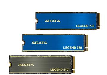 Серия Adata Legend включает твердотельные накопители 740, 750 и 840