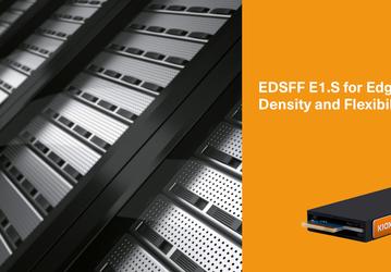 Kioxia начинает производство твердотельных накопителей форм-фактора EDSFF E1. для центров обработки данных