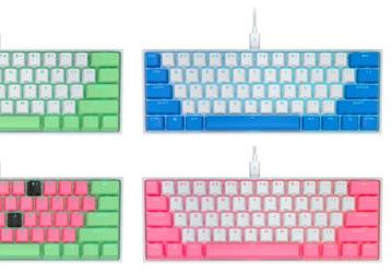 Серия клавиатур Corsair K65 RGB Mini Flavor Rush включает четыре ярких варианта одной модели