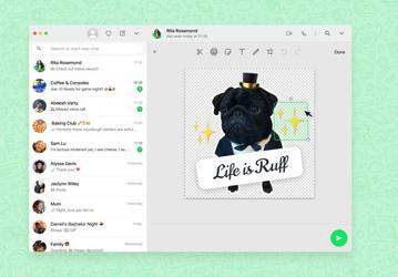 WhatsApp Web теперь позволяет создавать собственные стикеры