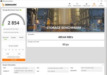 Вышел тест 3DMark Storage Benchmark