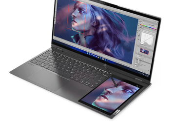 Такого ноутбука рынок ещё не видел. Lenovo готовит модель ThinkBook Plus с дополнительным экраном, поддерживающим стилус