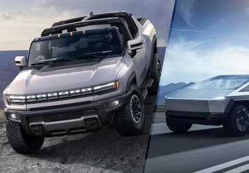 Электрический Hummer наехал на Cybertruck: GM троллит Tesla в меню нового автомобиля